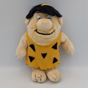Vintage 1989 Nanco Fred Flintstone Plush Hanna-Barbera 10 Inch Stuffed Toy